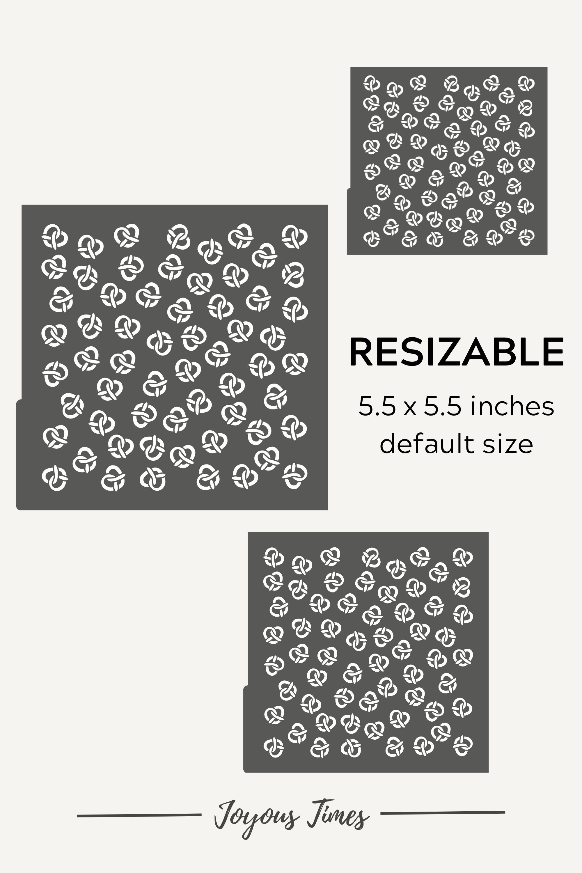 DIGITAL Stencil, Pretzels Cookie Stencil SVG and PNG Files, JT002 - Etsy