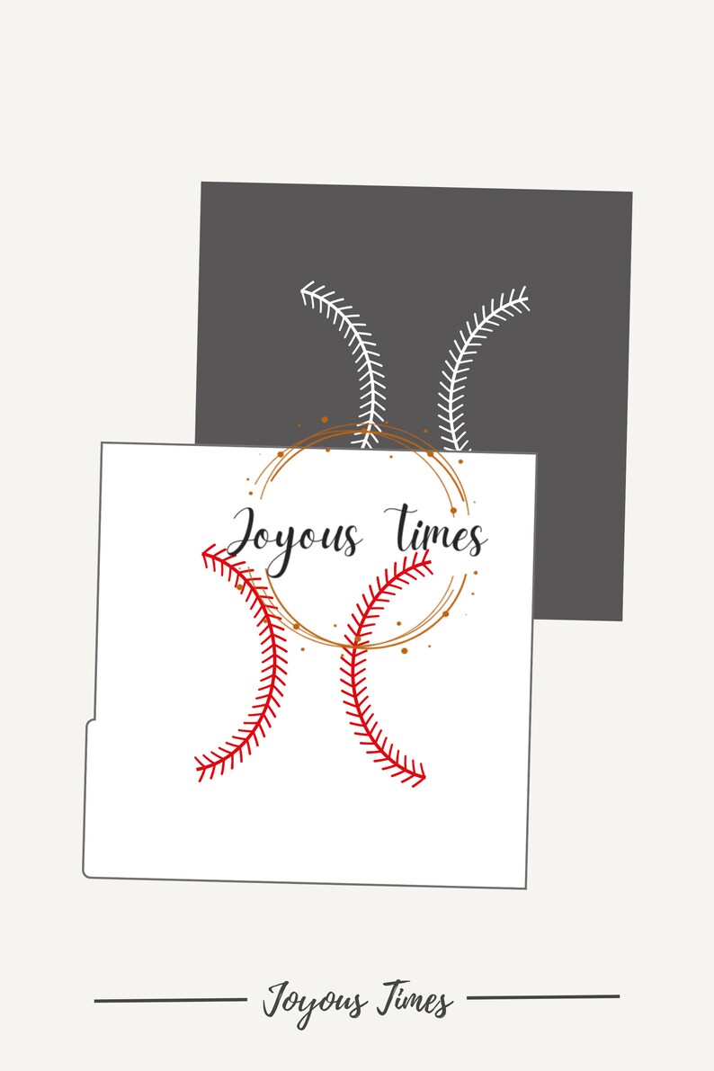 Baseball Stitches Cookie Stencil SVG: Sport Stencil, Clay Template ...