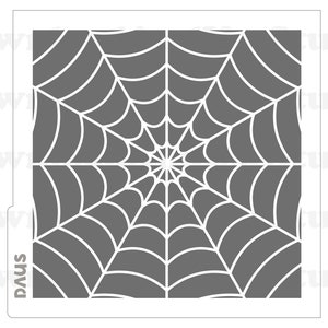 Peut inclure: Un motif de toile d'araignée gris et blanc. La toile est centrée sur l'image et présente un motif radial.