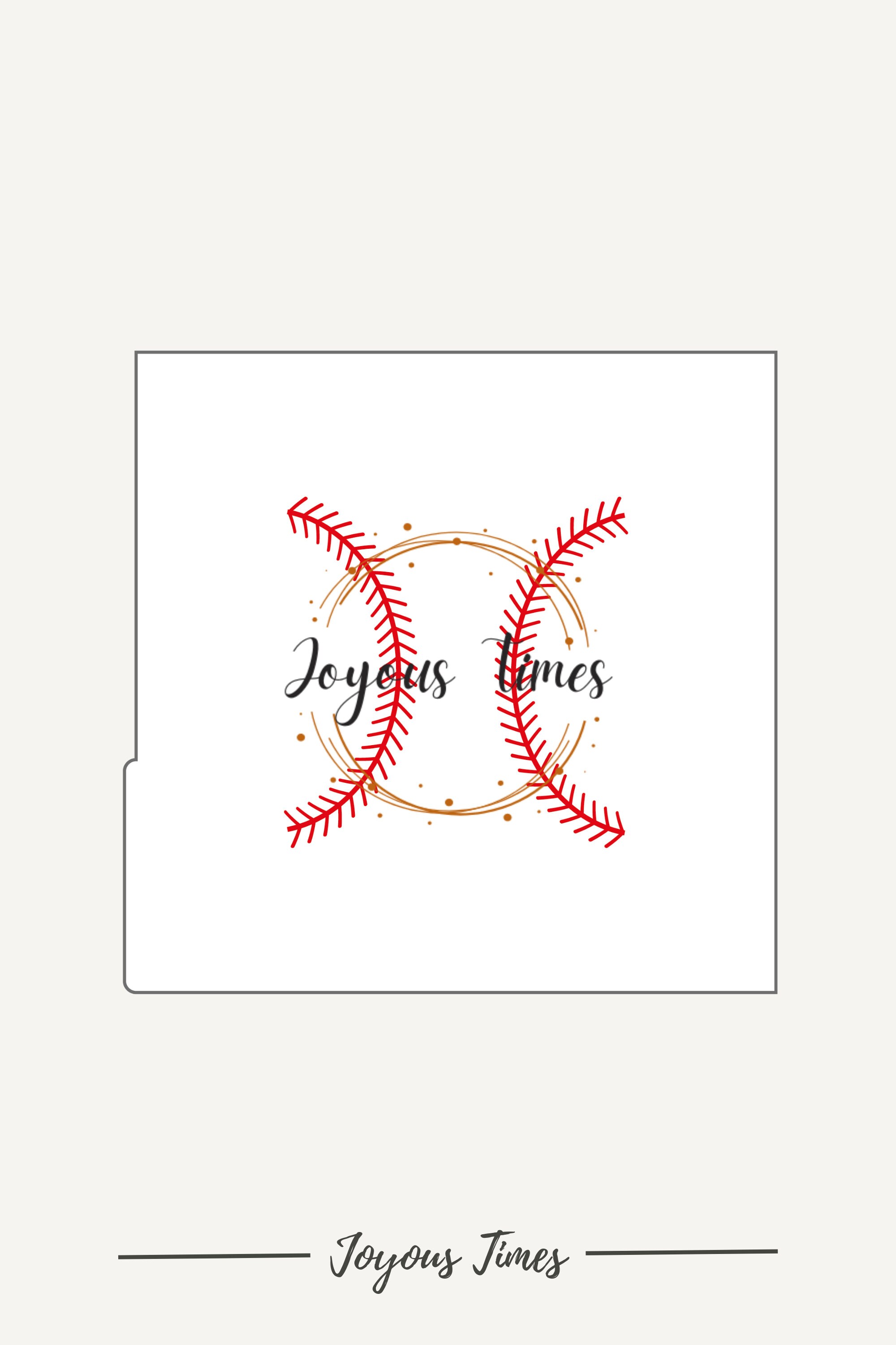 Baseball Stitches Cookie Stencil SVG: Sport Stencil, Clay Template ...