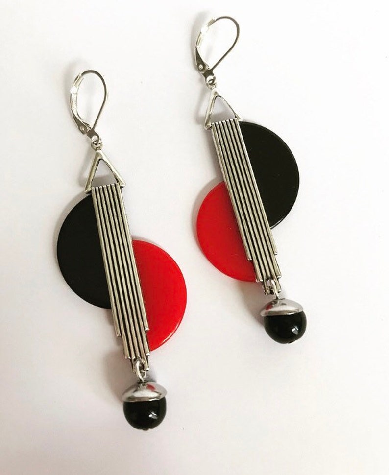 Vintage art deco earrings Clearance