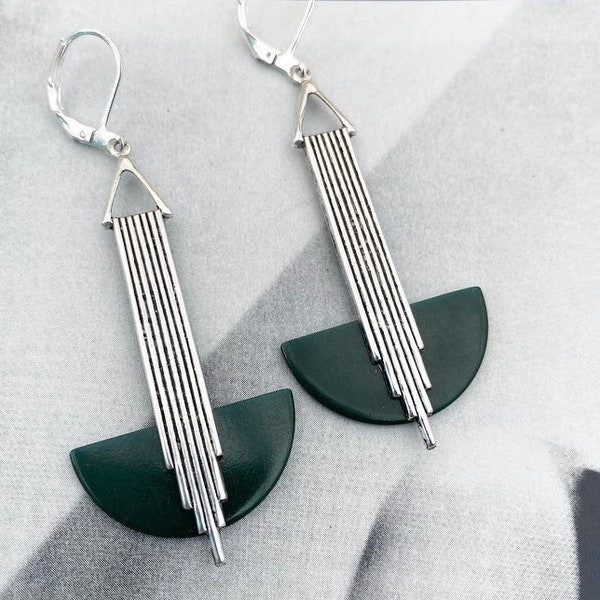 Art Deco Earrings Etsy