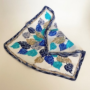 Chic Art Deco 1920s Geometric Silk pocket Square scarf handkerchief Deco  design flapper accessories