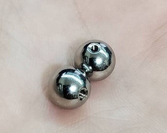 Piercing Screw-Ball Stainless Steel Enamel Ball Enamelled Spare Ball Z376 Piercing Screw-Ball Stainless Steel Enamel Ball Enamelled Spare Ball Z376