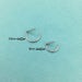 20g, 18g, 16g, Septum Ring, 'D' Shape, Colors, Black, Rose Gold, Yellow Gold - 8mm, 10mm, 12mm  SEPTUM Rings 