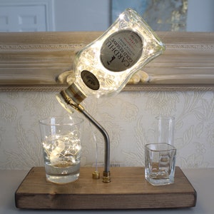 Cardhu Gold Bottle Light (70cl). Unique Lamp & Whisky Lover Gift for The Home