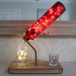 Ciroc Pomegranate Bottle Light (70cl). Unique Lamp & Vodka Lover Gift for The Home