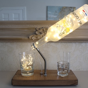 Grey Goose Bottle Light (70cl). Unique Lamp & Vodka Lover Gift for The Home
