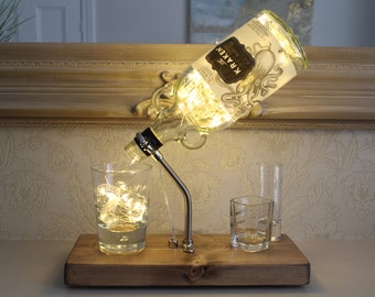 Kraken Bottle Light Diorama (70cl). Unique Rum Gift for The Home