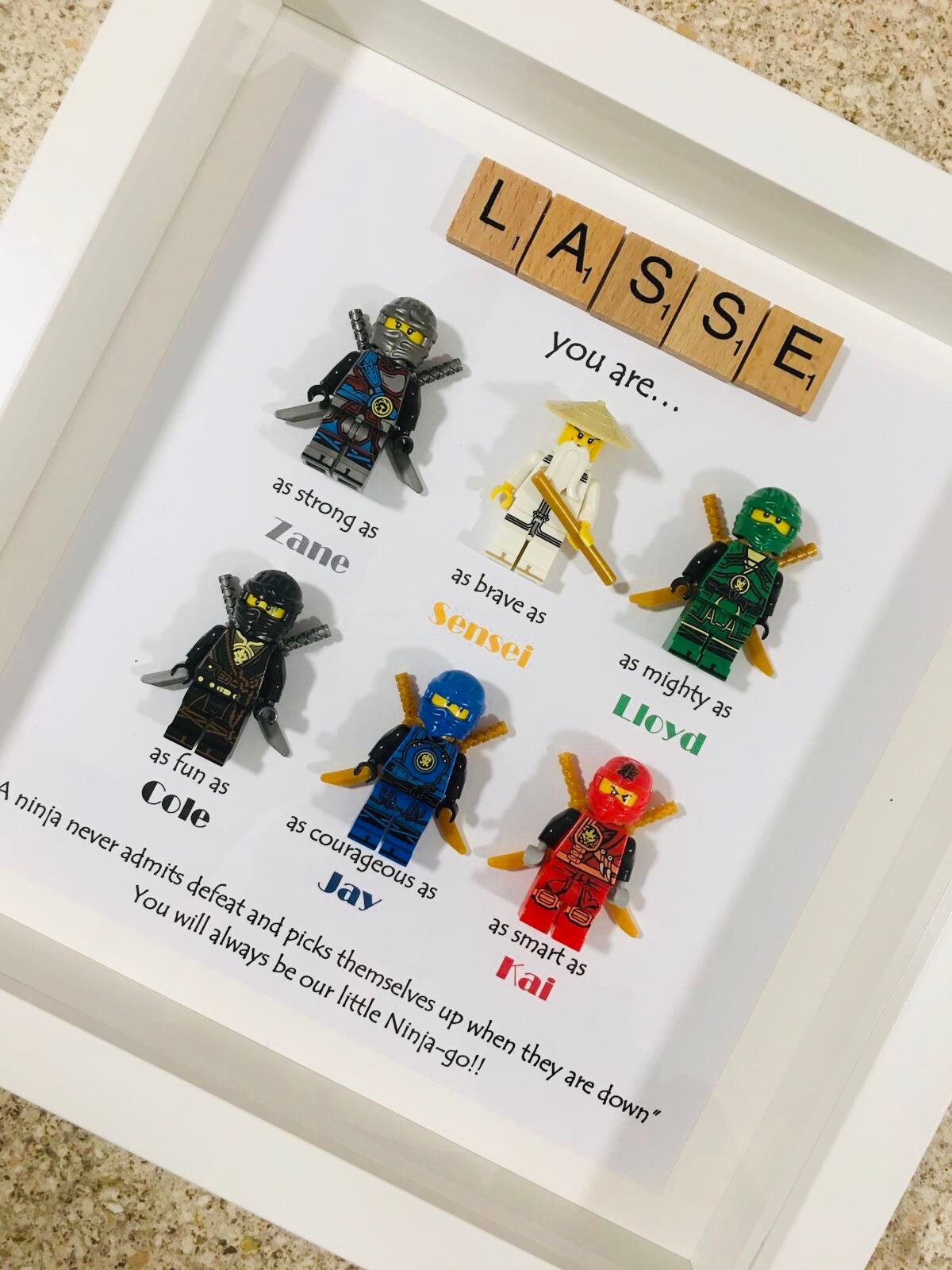 Ninjago Gift Ninjago Minifigure Gift Personalised Ninjago | Etsy