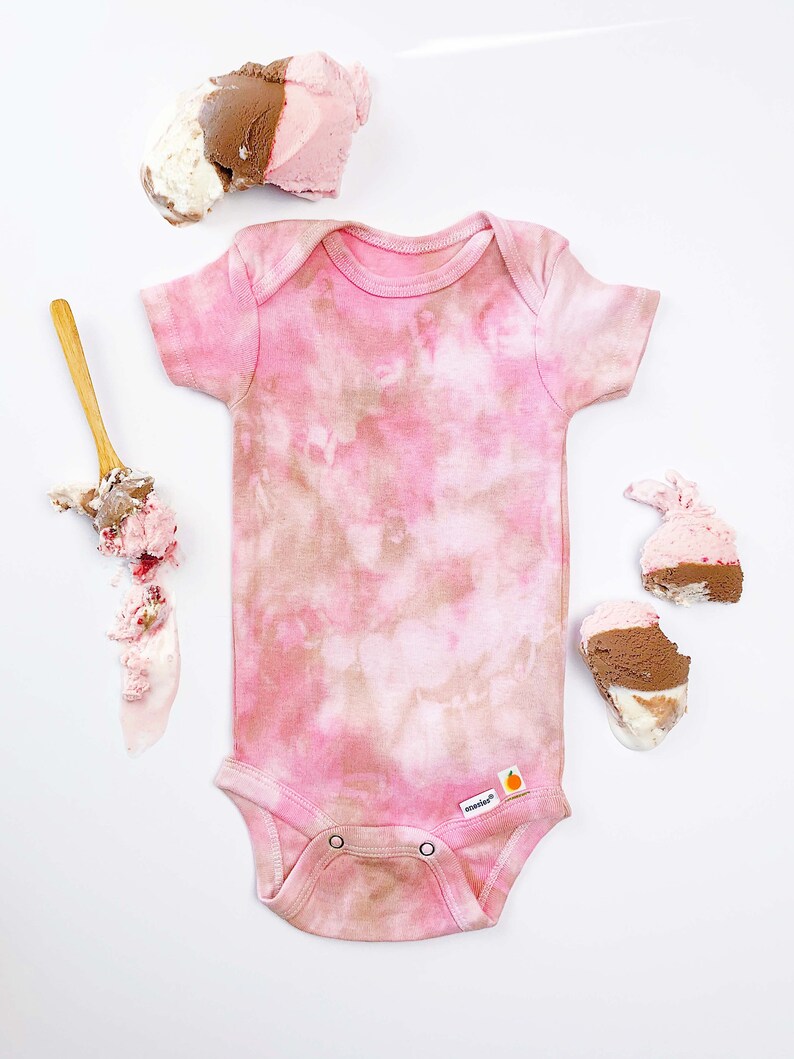 Organic Cotton Baby Onesies Handdyed Tie Dye Baby Etsy
