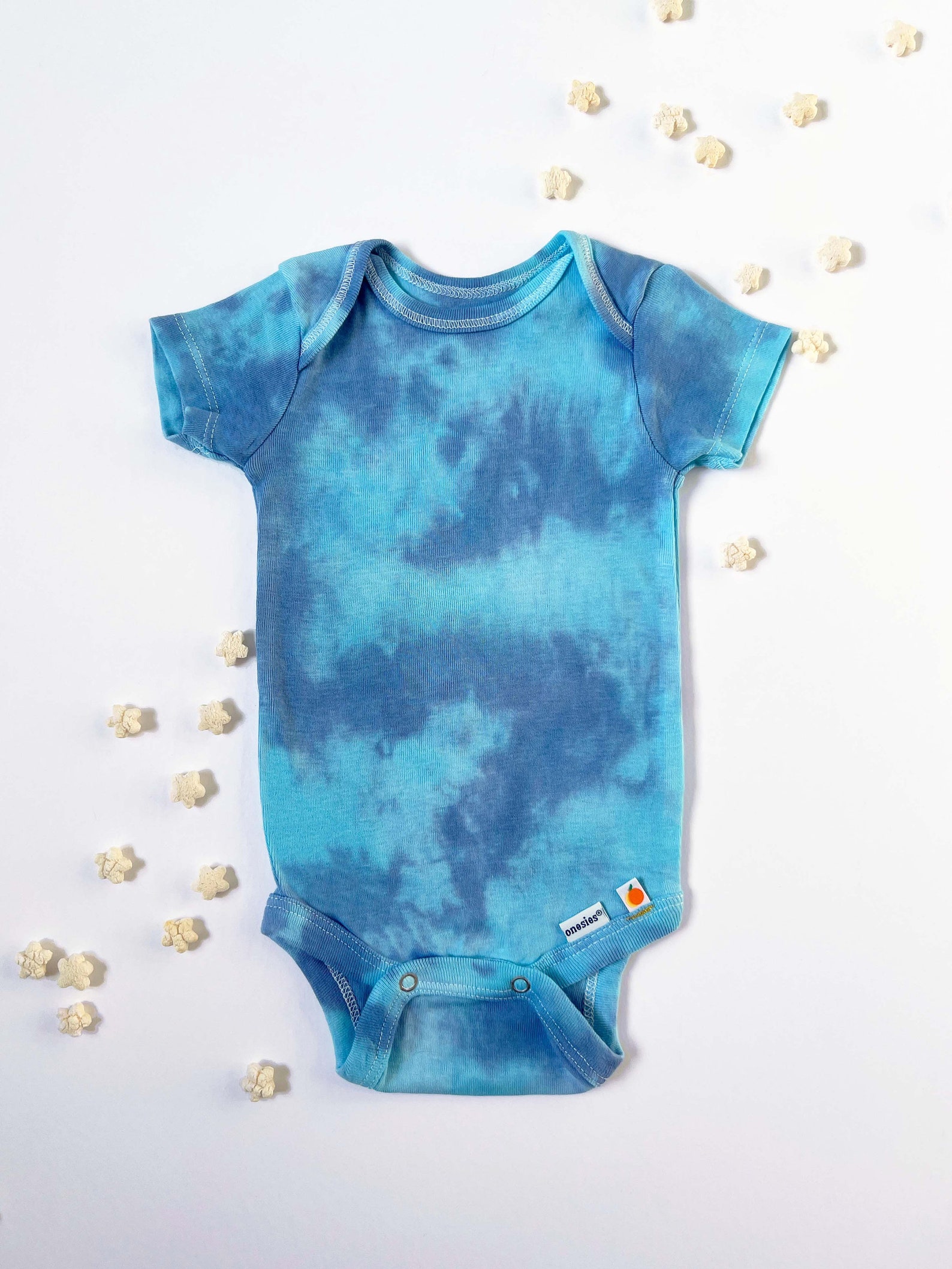 Organic Cotton Baby Onesies Handdyed Tie Dye Baby Etsy