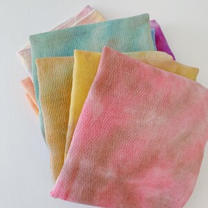 Organic Cotton Cloth Baby Burp Cloths Baby Diaper Cloths Hand-Dyed Tie Dye Baby Clothes Baby Shower Gifts New Baby Gift image 10