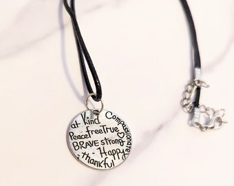 Quote Pendant, Inspirational Quote Necklace, Word Necklace, You Got This Gift, Thinking of You Gift