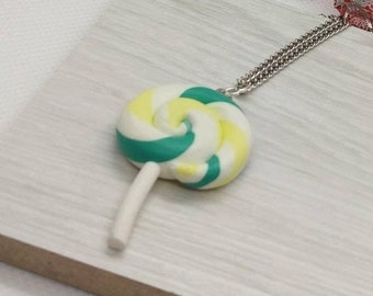 Lollipop necklace, Lollipop jewelry, candy necklace, quirky gifts, teen gift