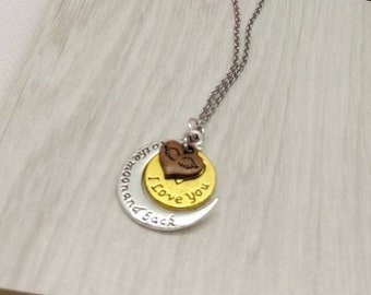 Love necklace, anniversary chain, gift for girlfriend, romantic gift, wife present, birthday present, love token