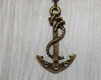 Anchor necklace, nautical necklace, gift for her, nautical jewelry, anchor jewellery