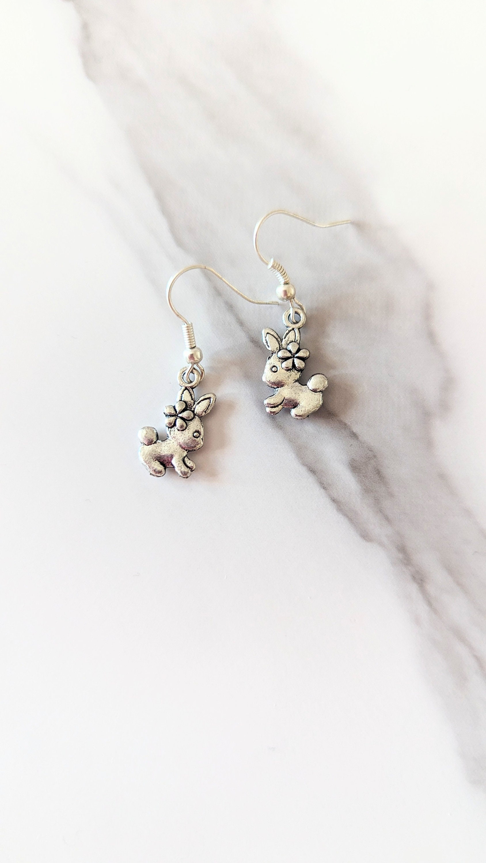AzuAMBUSH BUNNY CHARM EARRING イヤリング Bunny Charm Earrings - Etsy