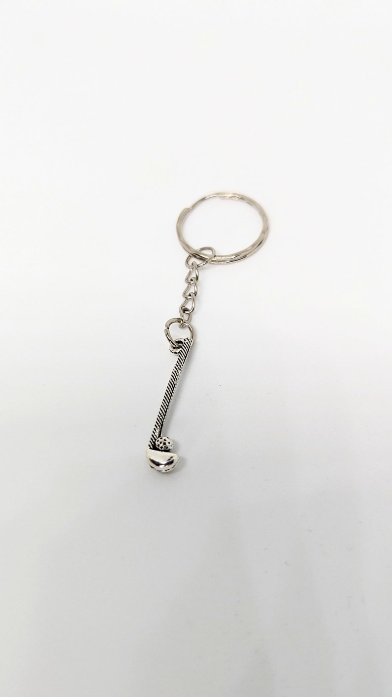 Golf keyring, golf gift for dad, stocking fillers for men,birthday gift image 2