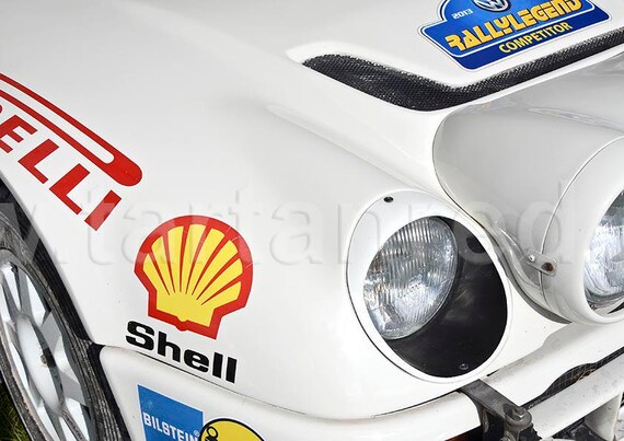 Canvas Print from Original Photograph of a Ford RS200 Group B Rally Car, A4 or A3 Fine Art Giclee