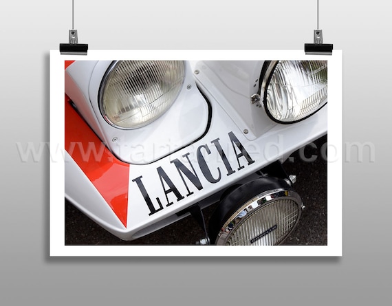 Print from original photograph of a Lancia Stratos, Marlboro Livery, Group 4 Rally Car, Photo / Print, Wall Art