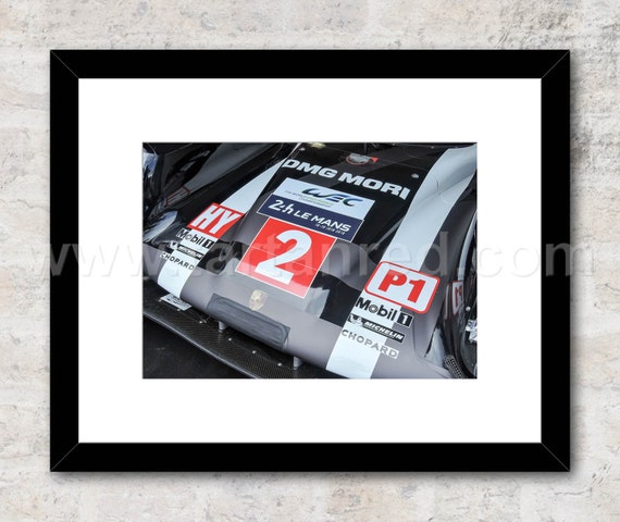 Porsche 919 LMP1-H Hybrid, Winner, 2016 Le Mans 24 Hour Race, Photo / Print, Wall Art