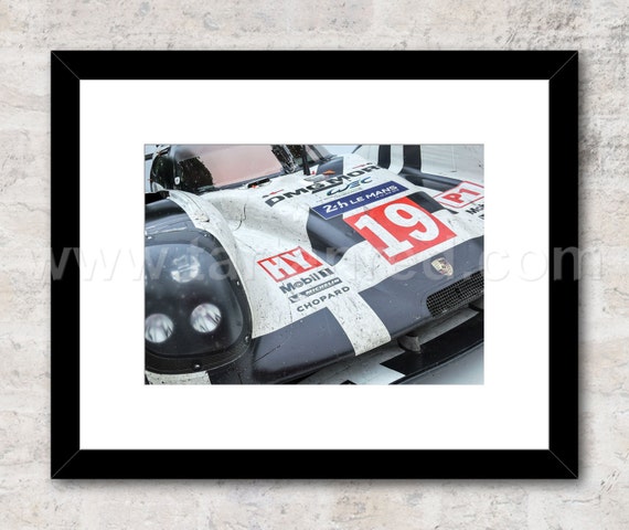 Porsche 919 Hybrib LMP1-H Le mans 24 Hour 2015 Winner, Photo / Print, Wall Art