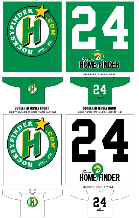 Hockey Finder Jerseys Etsy