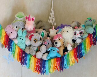 large stuffed animal hammock