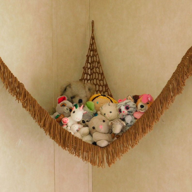 Boho TOY Hammock Stuffed ANIMAL STORAGE Plush Storage Etsy UK