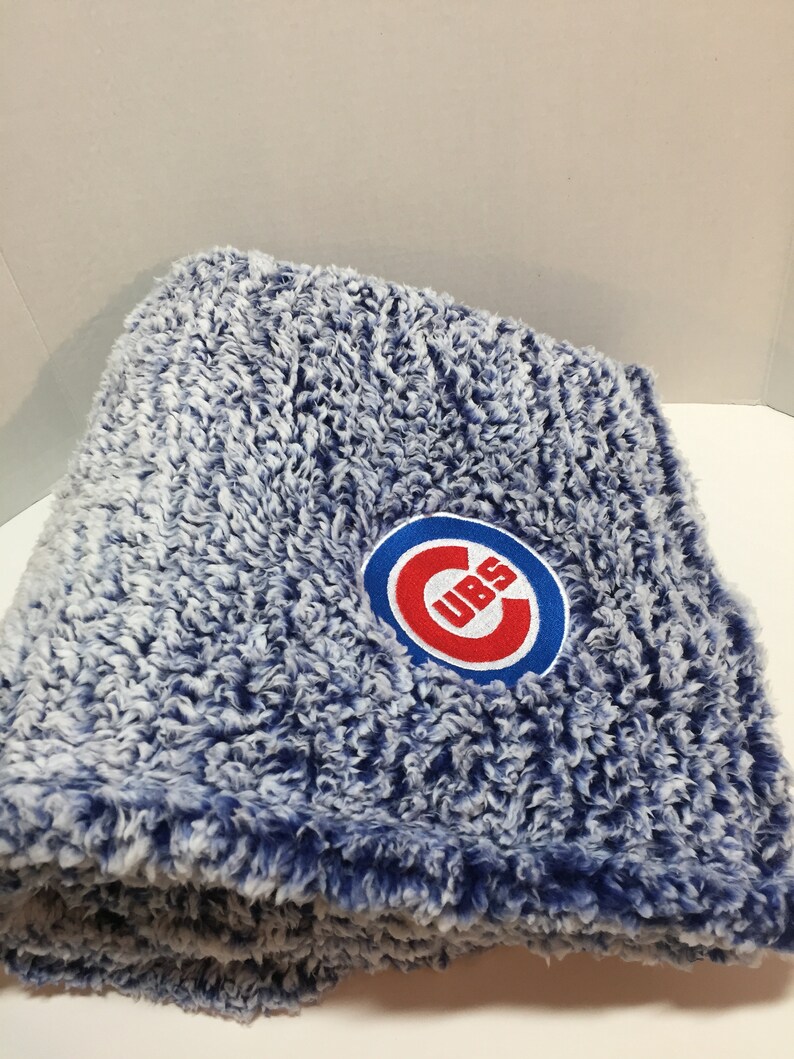Chicago Cubs Blanket Fleece Blanket Fleece Throw Cubs Home | Etsy