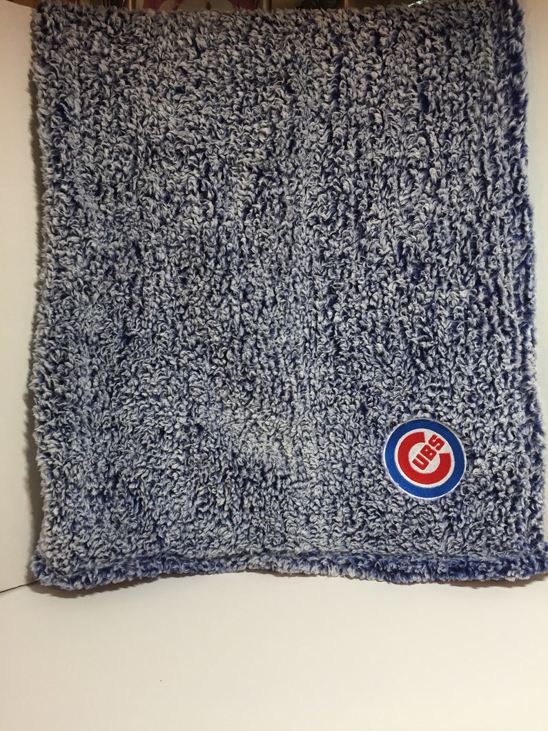 Chicago Cubs Blanket Fleece Blanket Fleece Throw Cubs Home Etsy