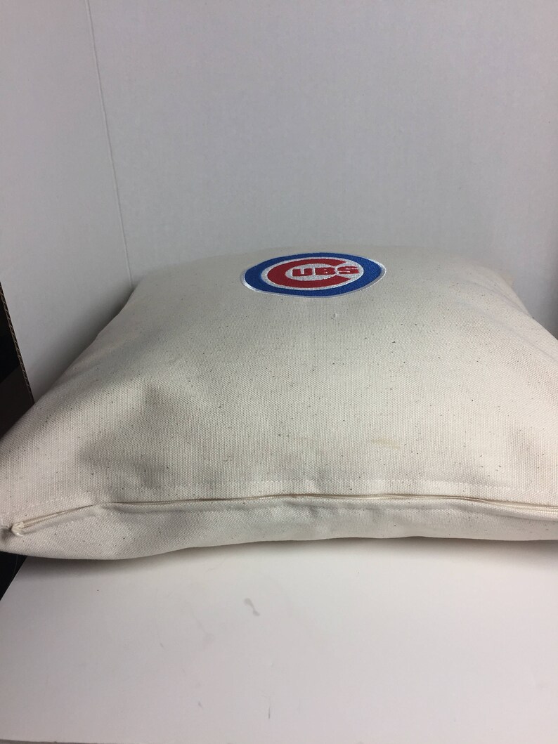 Chicago Cubs Throw Pillow Chicago Cubs Pillows Home Decor Etsy