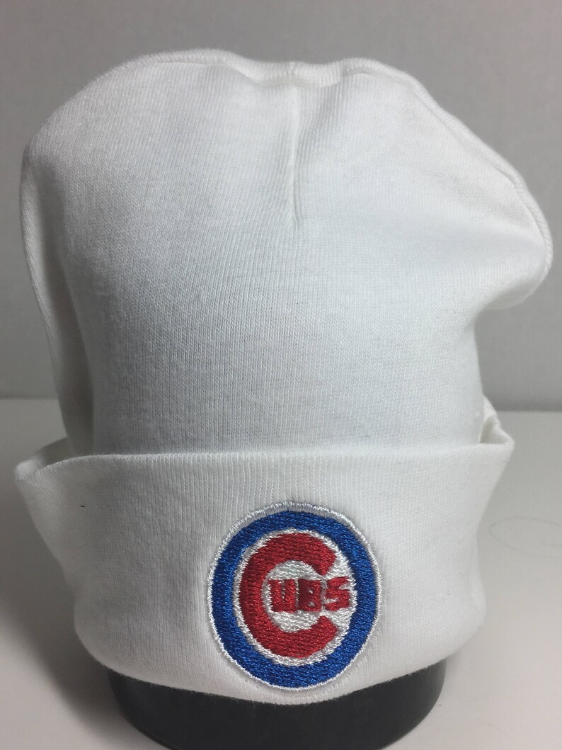 Chicago Cubs Infant knit hat Chicago Cubs Baby Stocking Hat Etsy