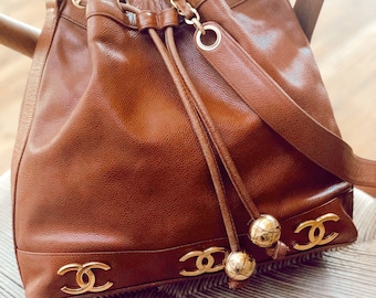 chanel cognac bag