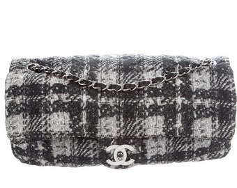Chanel Turnlock Etsy - black chanel purse roblox