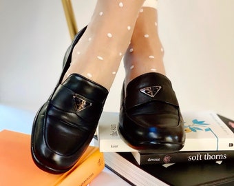 vintage prada loafers