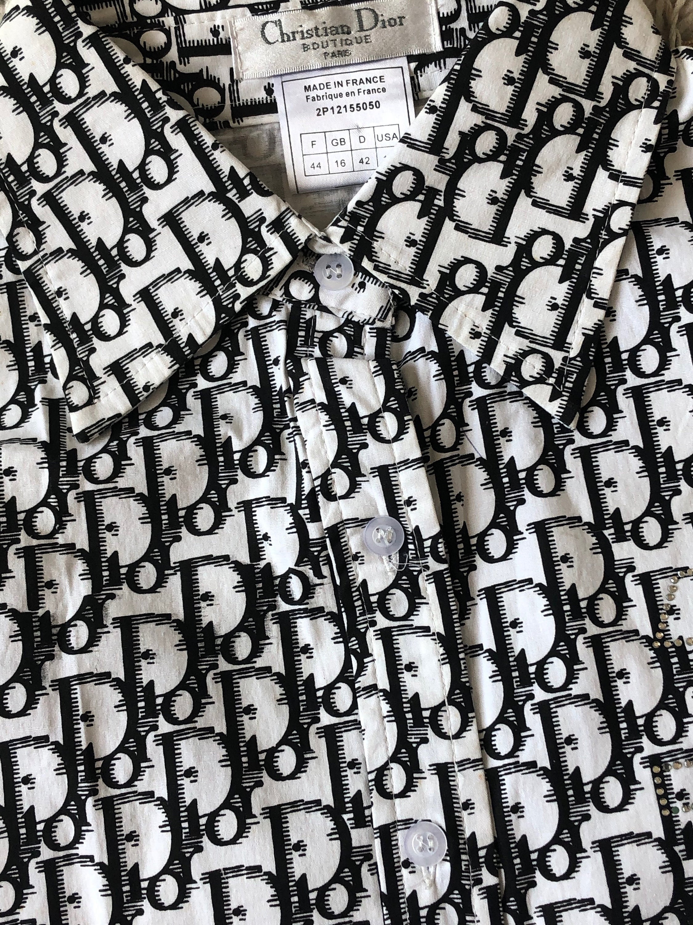 トップス 00s Christian Dior trotter cropped top INTO · INTO