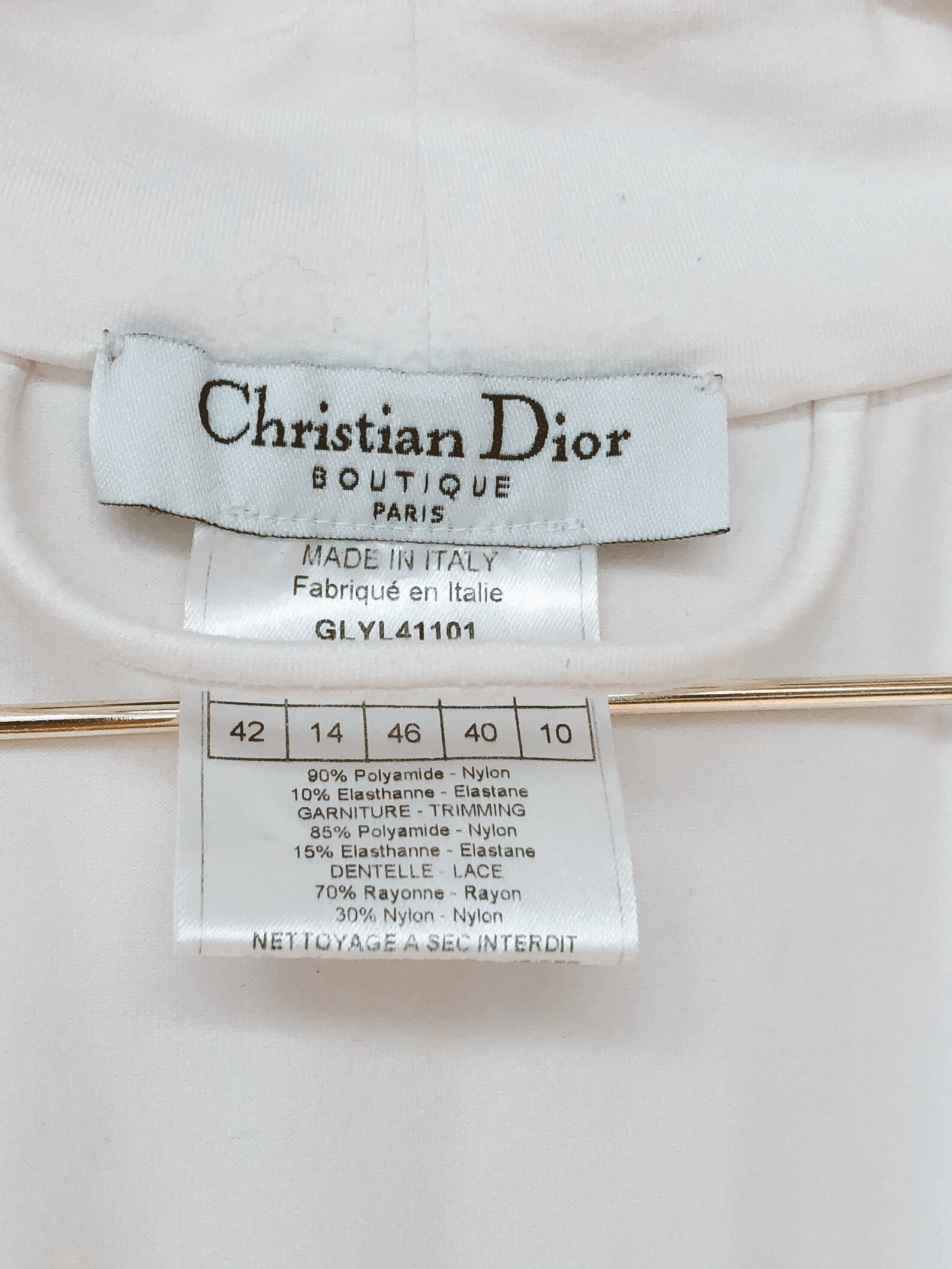 Vintage Christian Dior Paris Signature LOGO Monogram Lace | Etsy