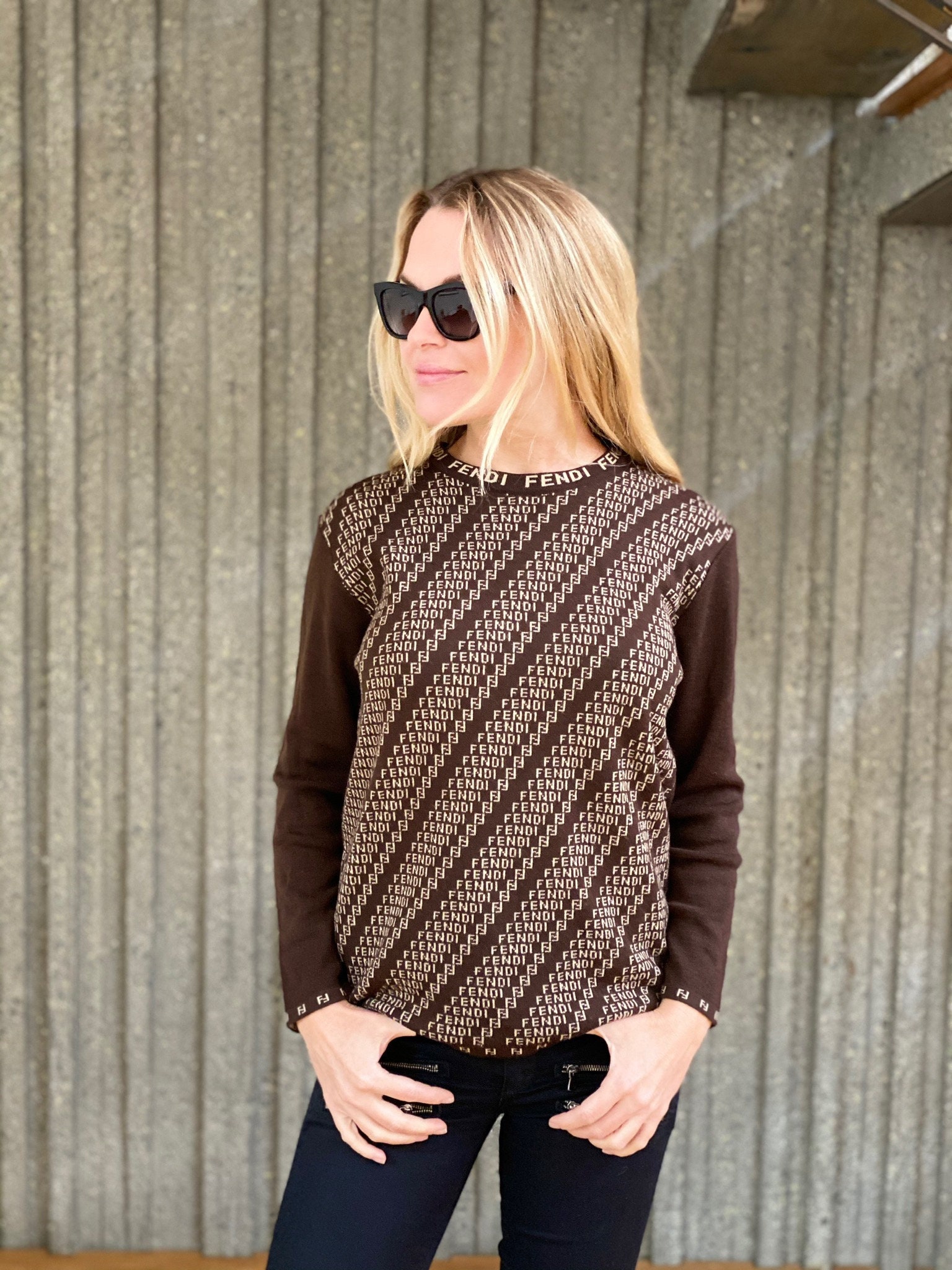 fendi monogram jumper