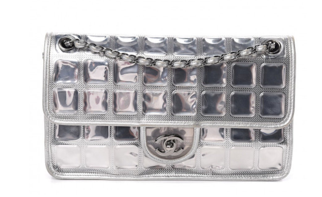 Chanel Silver Ice Cube Flap Bag — Edit38 NY