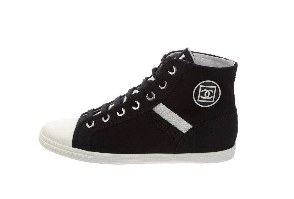 Chanel Converse - Etsy