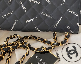 Vintage 90's CHANEL Jumbo Letters Script Maxi CC Logos -  Finland