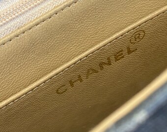 Vintage 90's CHANEL Jumbo Letters Script Maxi CC Logos Monogram Vintage 90's CHANEL Jumbo Letters Script Maxi CC Logos Monogram