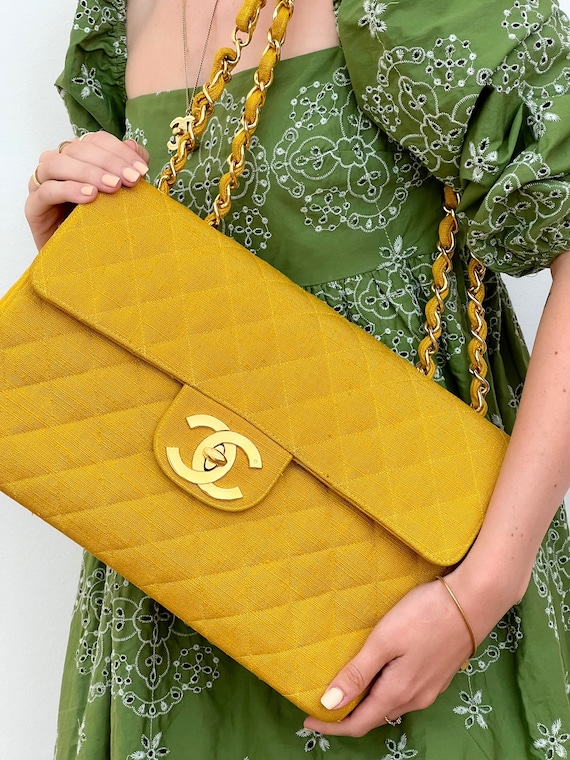 chanel linen crossbody Gem