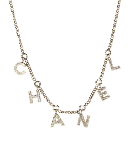 Vintage 90's CHANEL LOGO LETTERS 