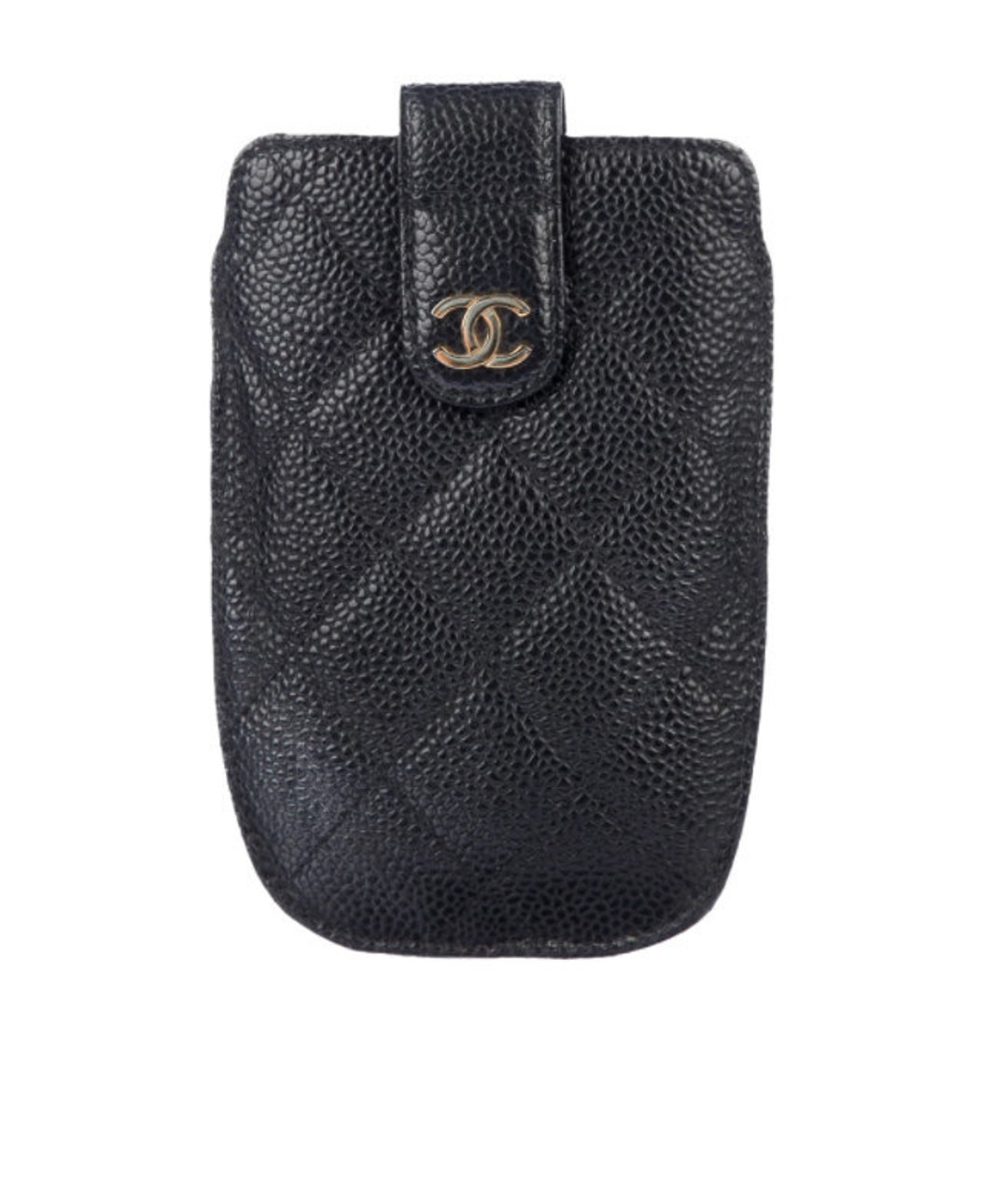 Auth CHANEL Matelasse XS Max iPhone Case Caviar Skin Leather Black US  SELLER