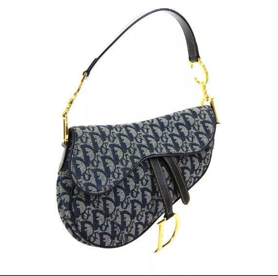 Vintage 90's Christian Dior Trotter Monogram SADDL