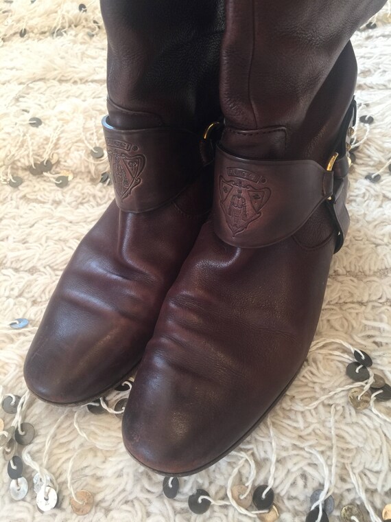 vintage gucci riding boots