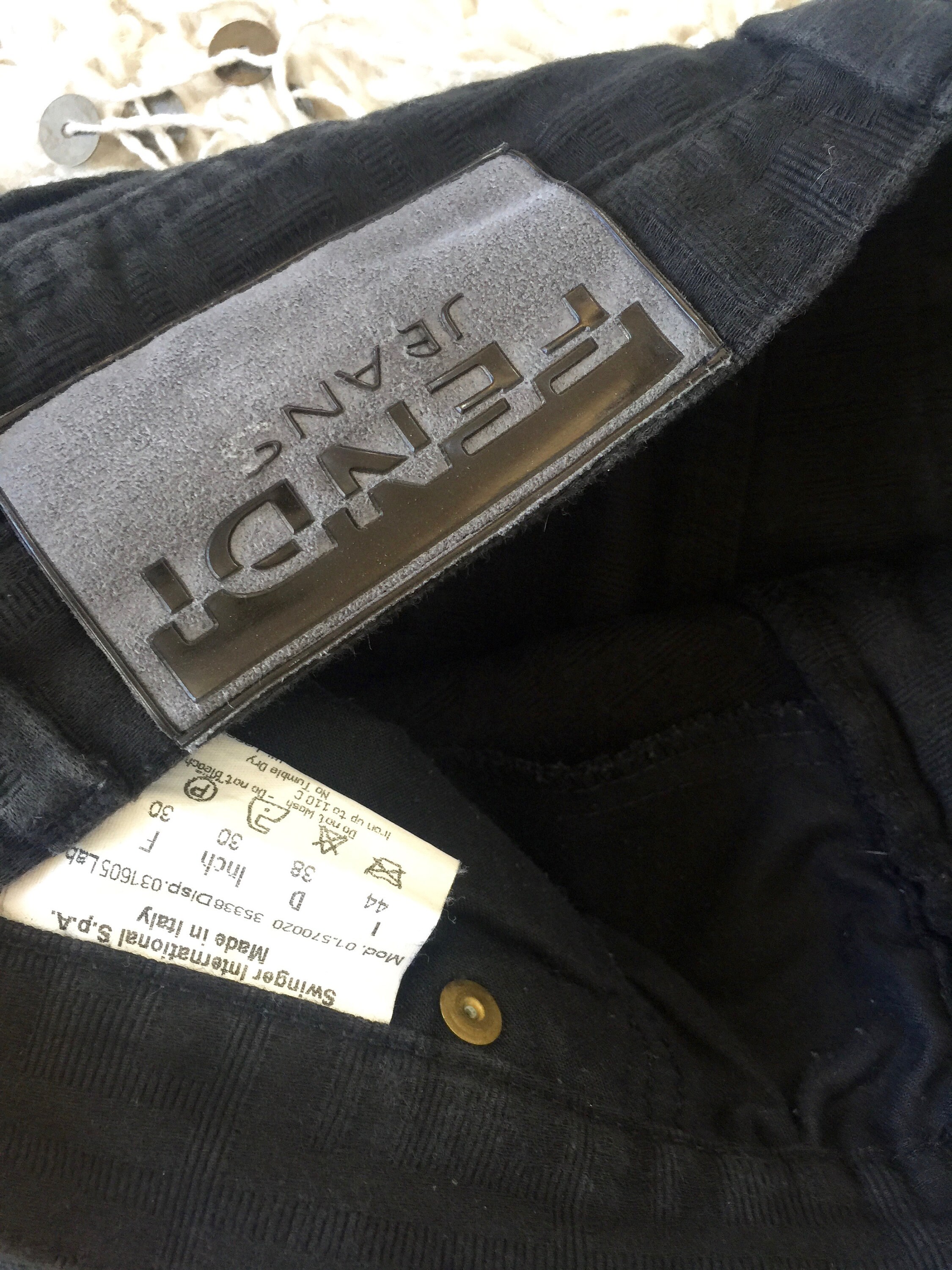 Vintage 90's FENDI FF Zucca Monogram 